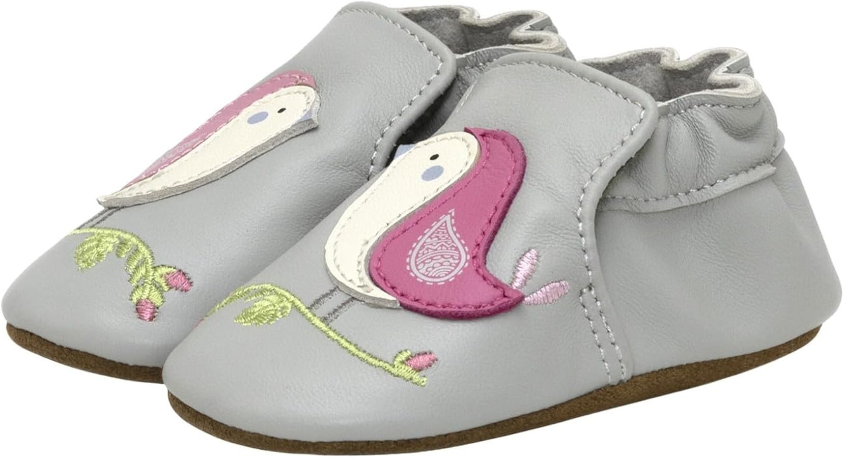 Robeez Baby Girls and Unisex Soft Soles Slip-Resistant Crib Shoes Slippers for Infant and Toddler... | Amazon (US)