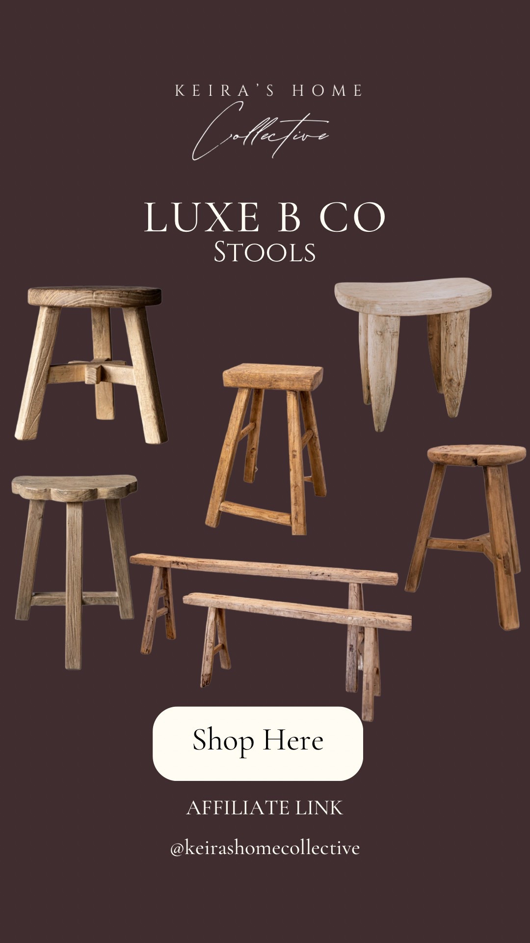 Luxe B Co wood stools! 

Wood stools
Bathroom stool
Wood bench
Organic modern home
Home decor 
Home decor trends 
Wood decor 

#LTKstyletip #LTKsale #LTKcasa