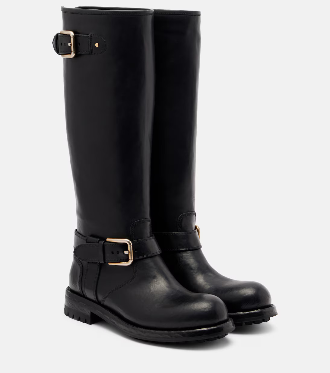 Leather biker boots | Mytheresa (INTL)