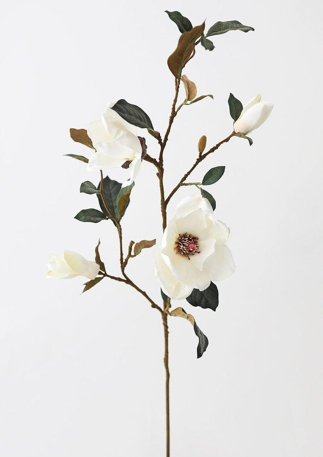 Afloral Cream Magnolia Fake Flower Branch - 35" | Amazon (US)