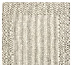 Chunky Border Wool Jute Rug | Pottery Barn (US)