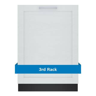 Bosch 300 Series 24 in. Custom Top Control Tall Tub Dishwasher with Stainless Steel Tub and 3rd R... | The Home Depot