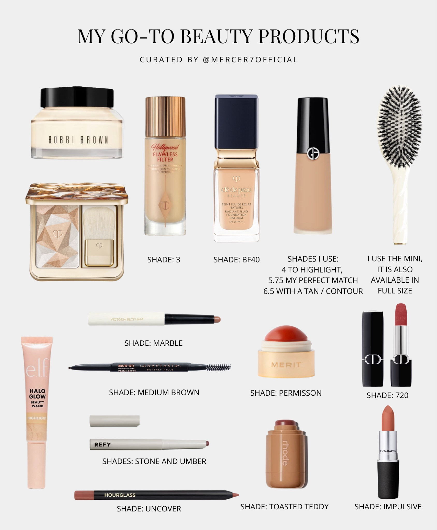 My go-to beauty products I use everyday, including the exact shades I use! 

#LTKeurope #LTKuk #LTKbeauty