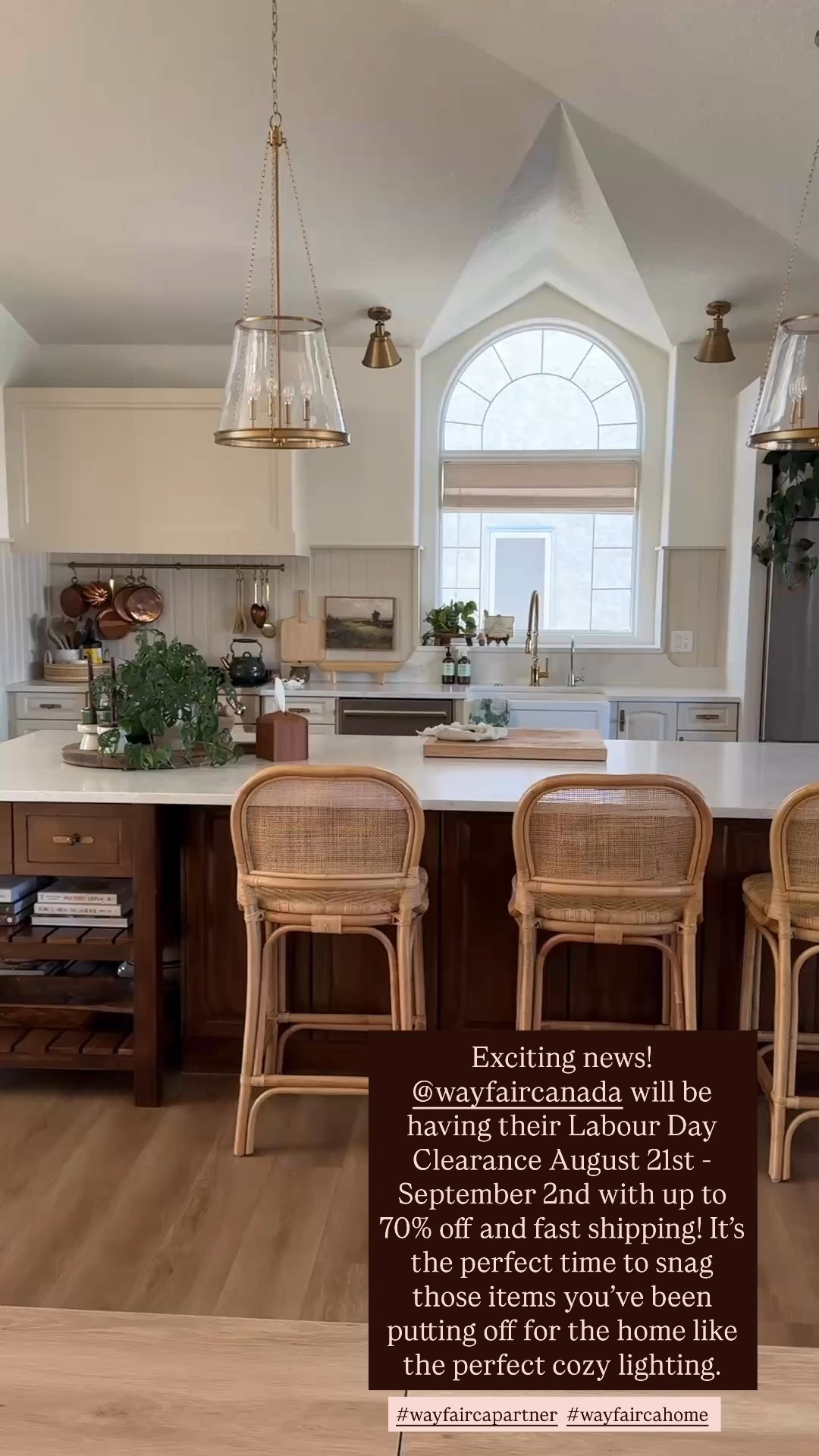 Exciting news!
@wayfaircanada will be having their Labour Day Clearance August 21st - September 2nd with up to 70% off and fast shipping! It's the perfect time to snag those items you've been putting off for the home like the perfect cozy lighting.
#wayfaircapartner #wayfaircahome

#LTKHome #LTKSaleAlert