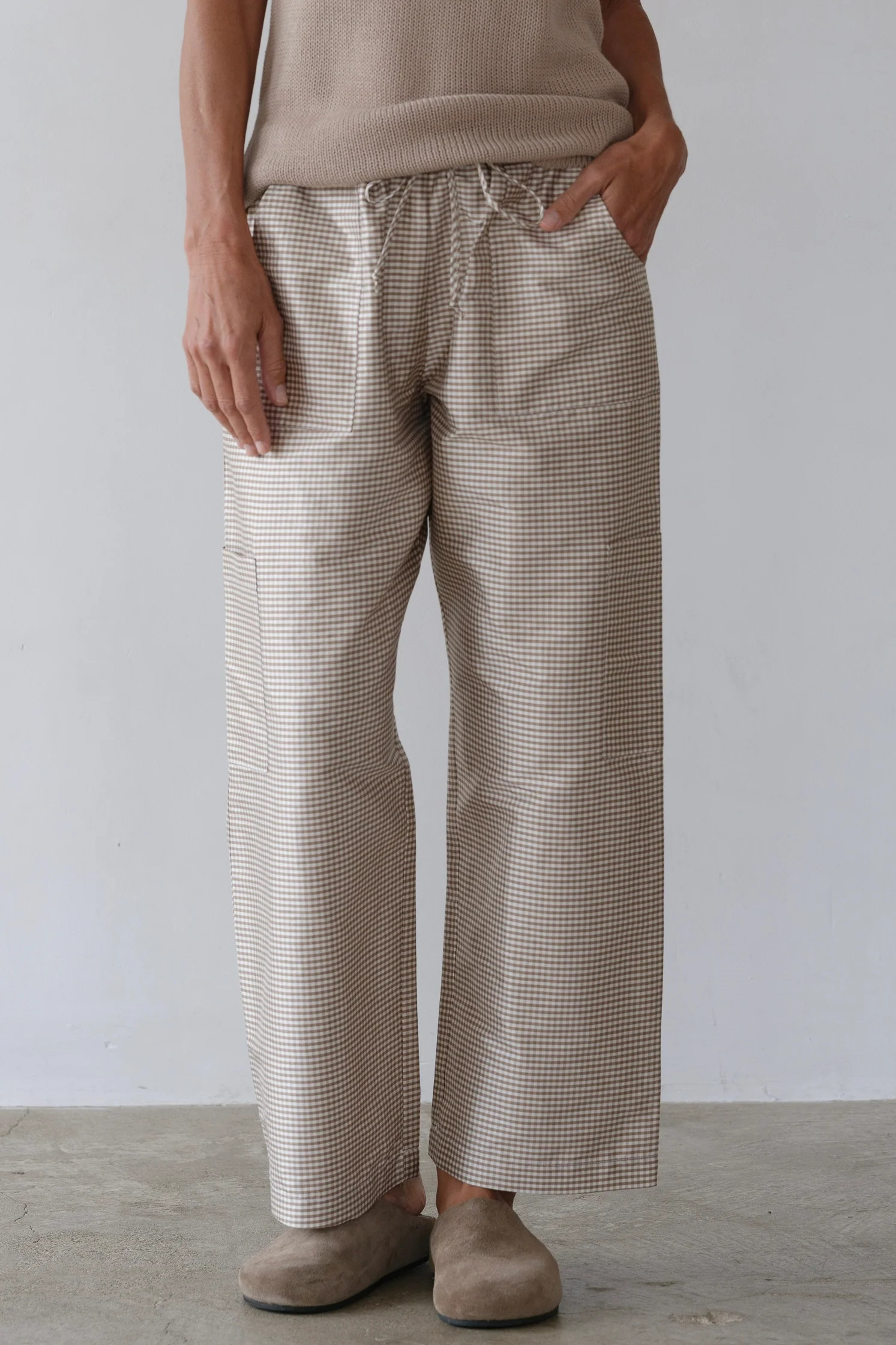 The Taffeta Drawstring Cargo Pant | DONNI.