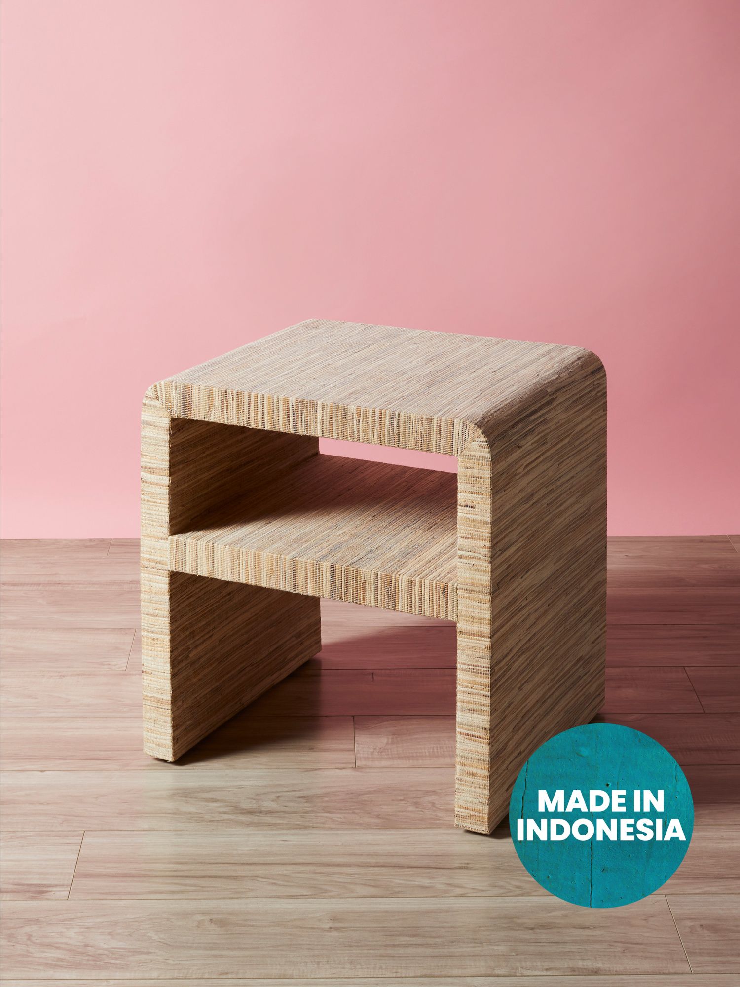 19x23 Grasscloth Side Table | Accent Furniture | HomeGoods | HomeGoods