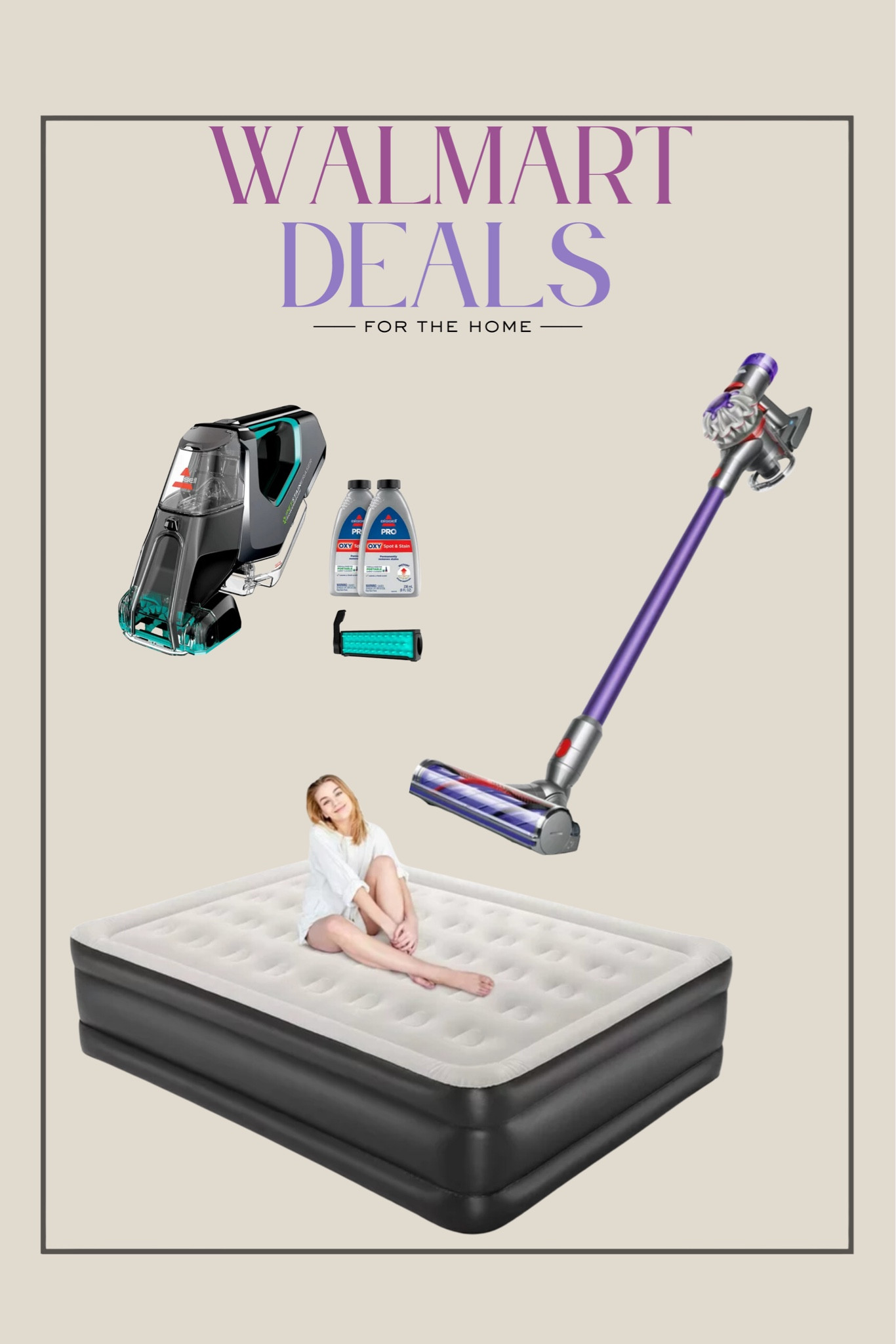 Love these Walmart products - and they’re on sale right now at Walmart! 

Walmart deals, sale, air mattress, dyson vacuum on sale, carpet cleaner, Walmart finds, Walmart sale 

@walmart 
#walmartpartner



#LTKsalealert #LTKfamily #LTKhome