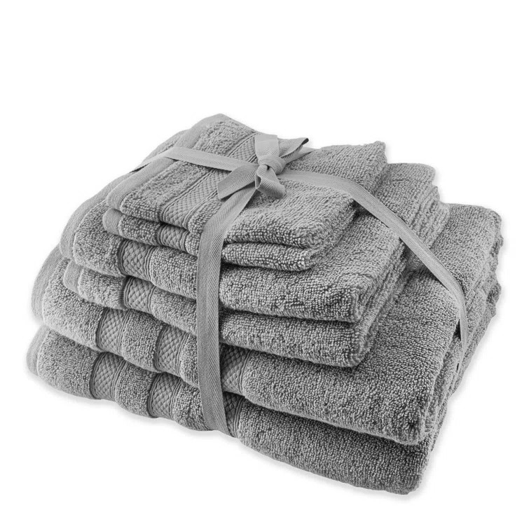 Braylon Supersoft 6 Piece 100% Cotton Towel Set | Wayfair North America