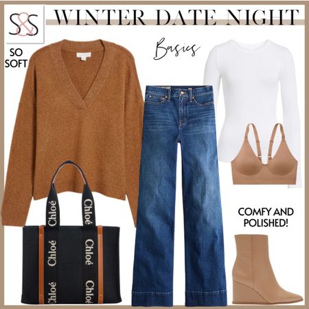  This oversized v neck sweater with dark denim jeans and boots makes for an amazing winter outfit 

#LTKSeasonal #LTKfindsunder100 #LTKstyletip
