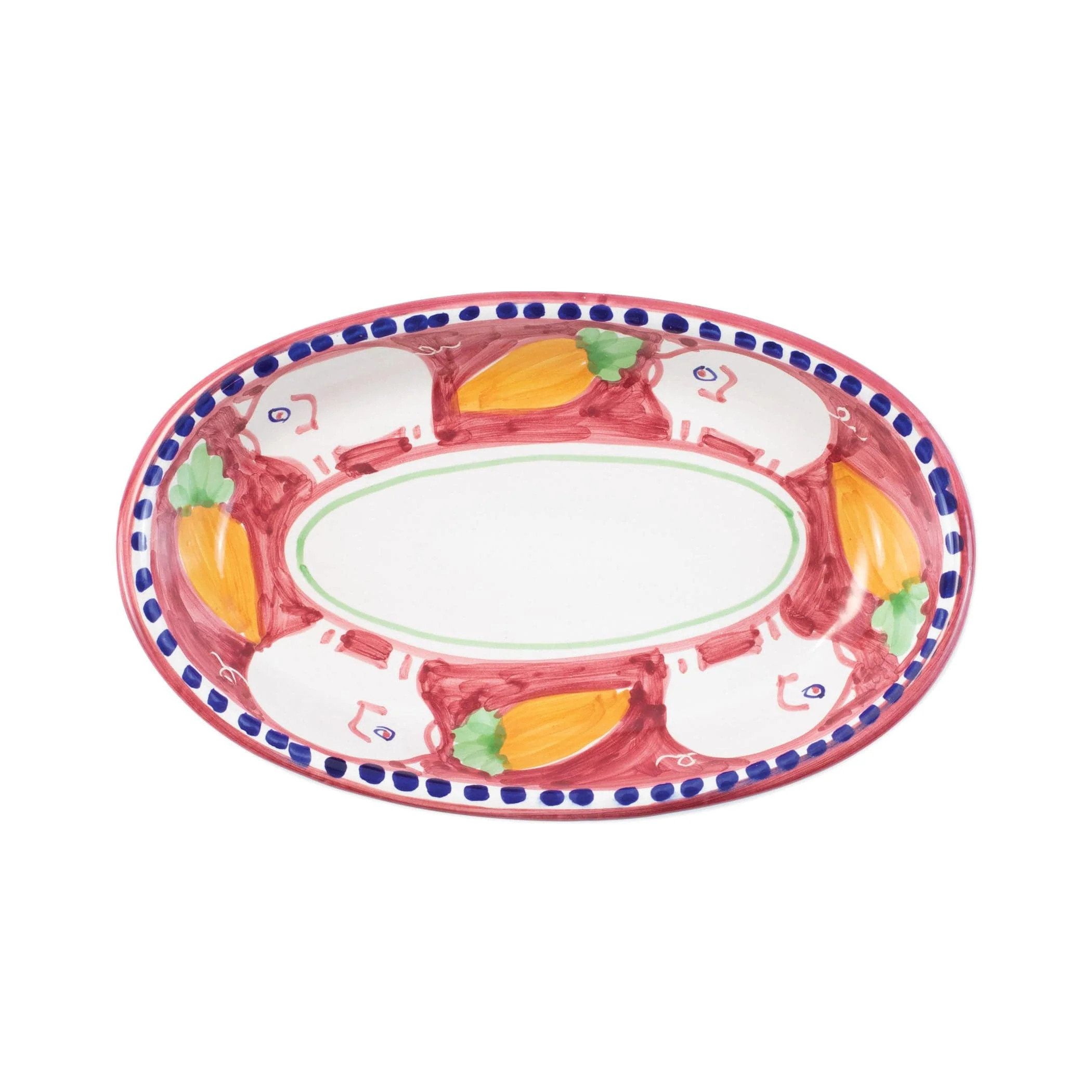 Campagna Porco Small Oval Tray | VIETRI