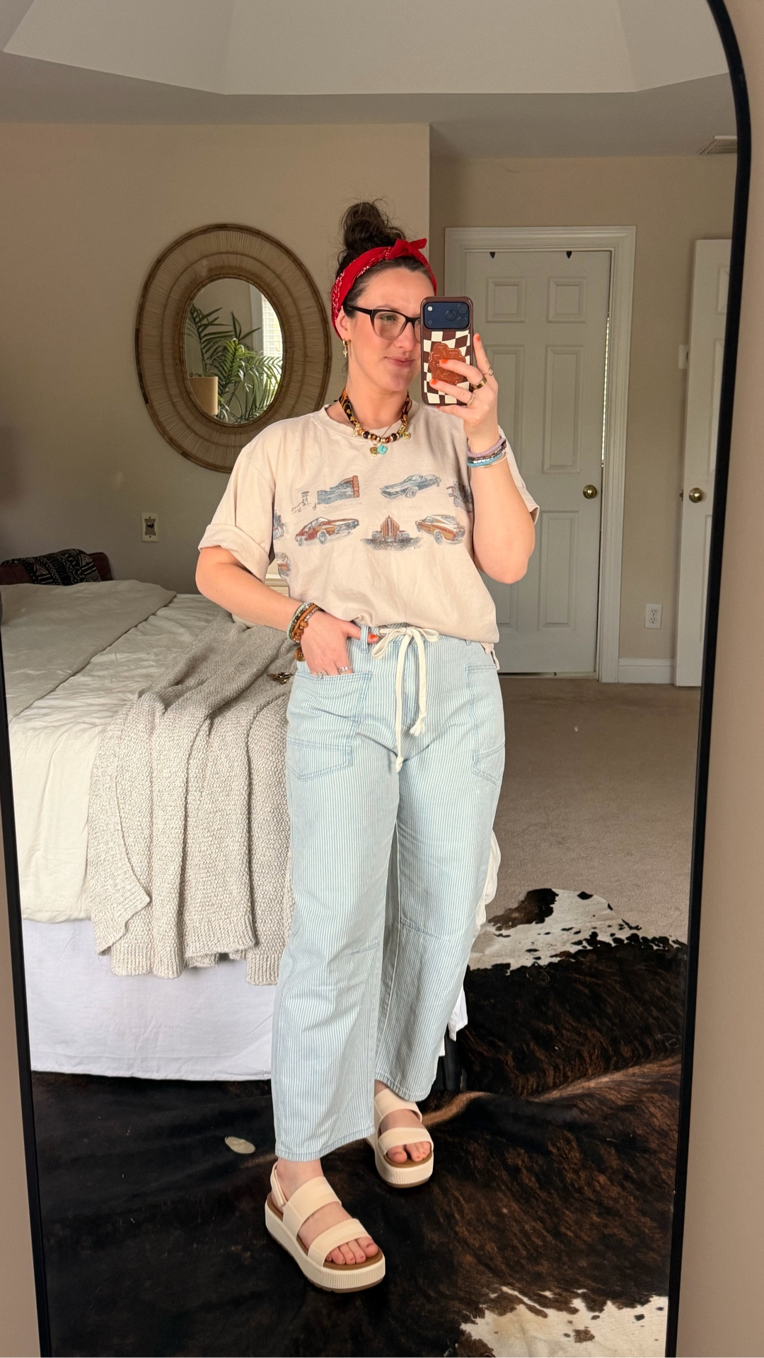 Ootd for some mom errands before spring break starts tomorrow! Completely loving these designer look for less, Reef inspired, platform sandals! They are fully waterproof and come in a few other color options (I recommend sizing up ½ a size if you can!)

#LTKOver30 #LTKMomStyle 

#LTKootd #LTKmomlife