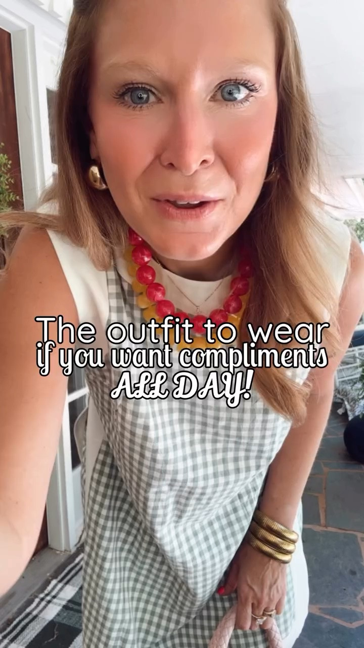 Y’all, the PANTING!! 🐕‍🦺😂🙈 I can’t. I didn’t even hear him until I watched it back. Always at my feet. ❤️

This Amazon set is a must have! Solids and gingham prints. Obsessed!! In size M. 

#amazonfinds #amazonshopping #summeroutfit #easystyle