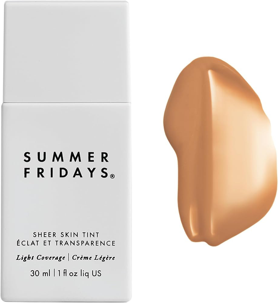 Summer Fridays Sheer Skin Tint - Tinted Moisturizer with Hyaluronic Acid - Helps Diminish Uneven ... | Amazon (US)