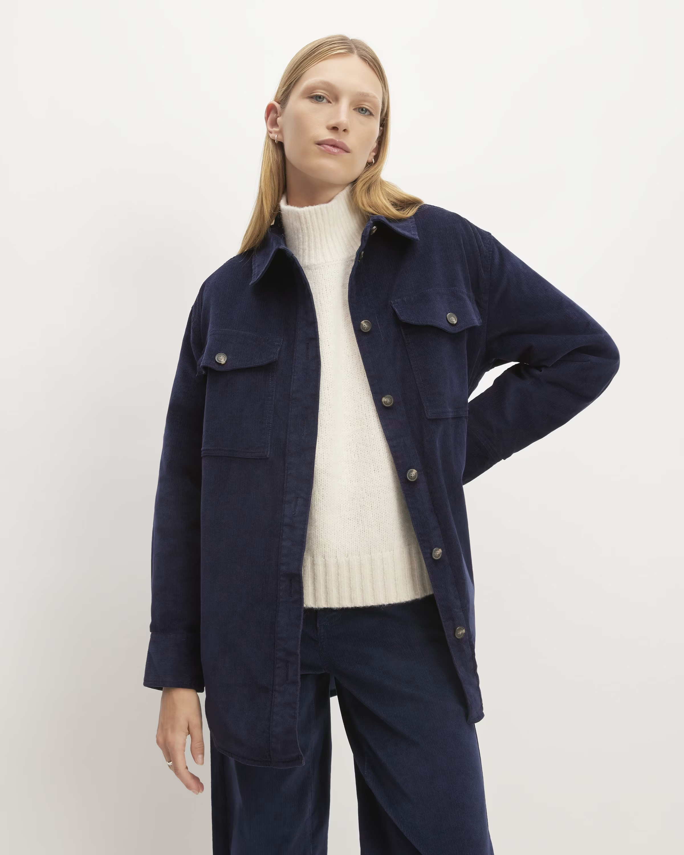 The Corduroy Oversized Shirt Jacket | Everlane