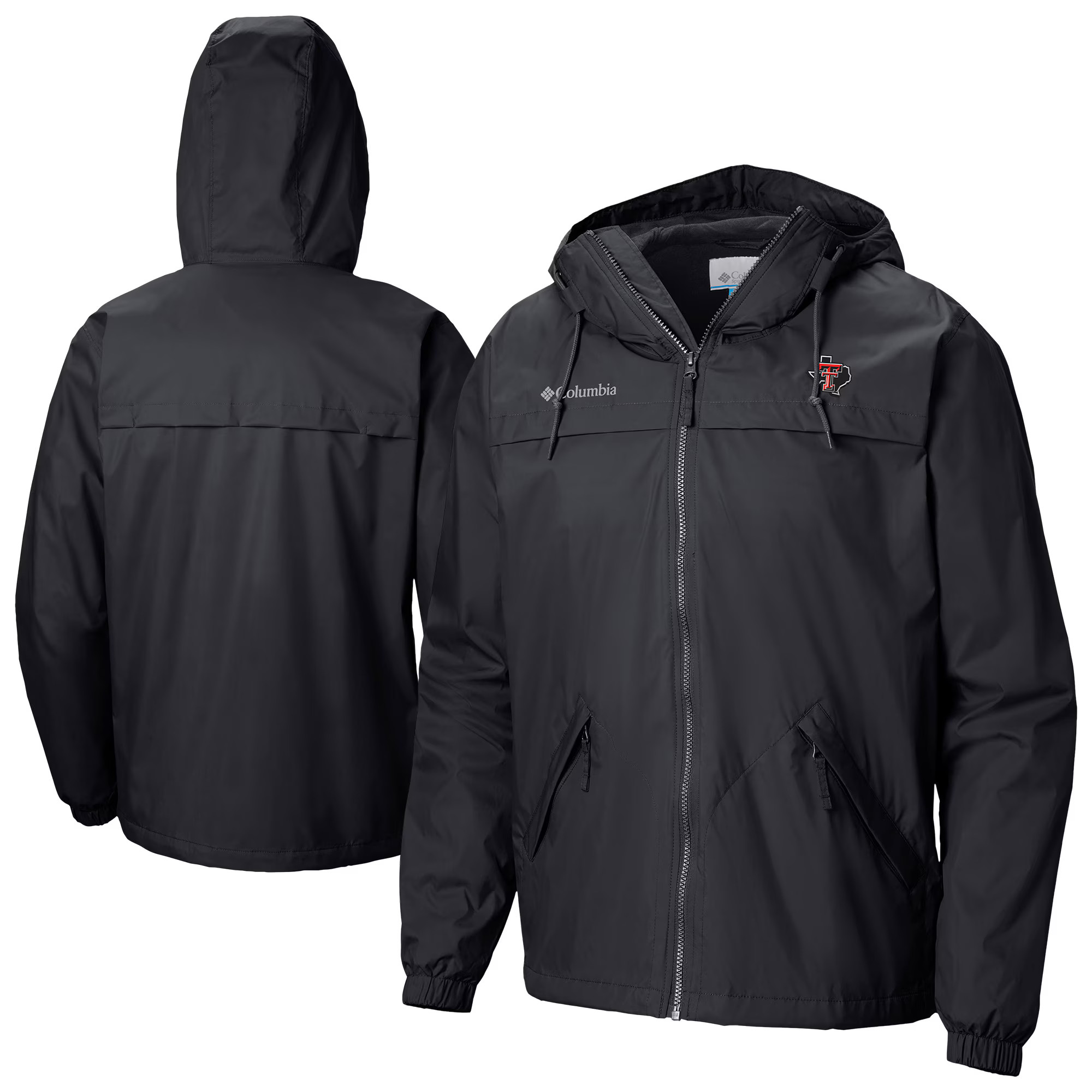 Texas Tech Red Raiders Columbia Oroville Creek Lined Omni-Tech Full-Zip Jacket - Black | Fanatics