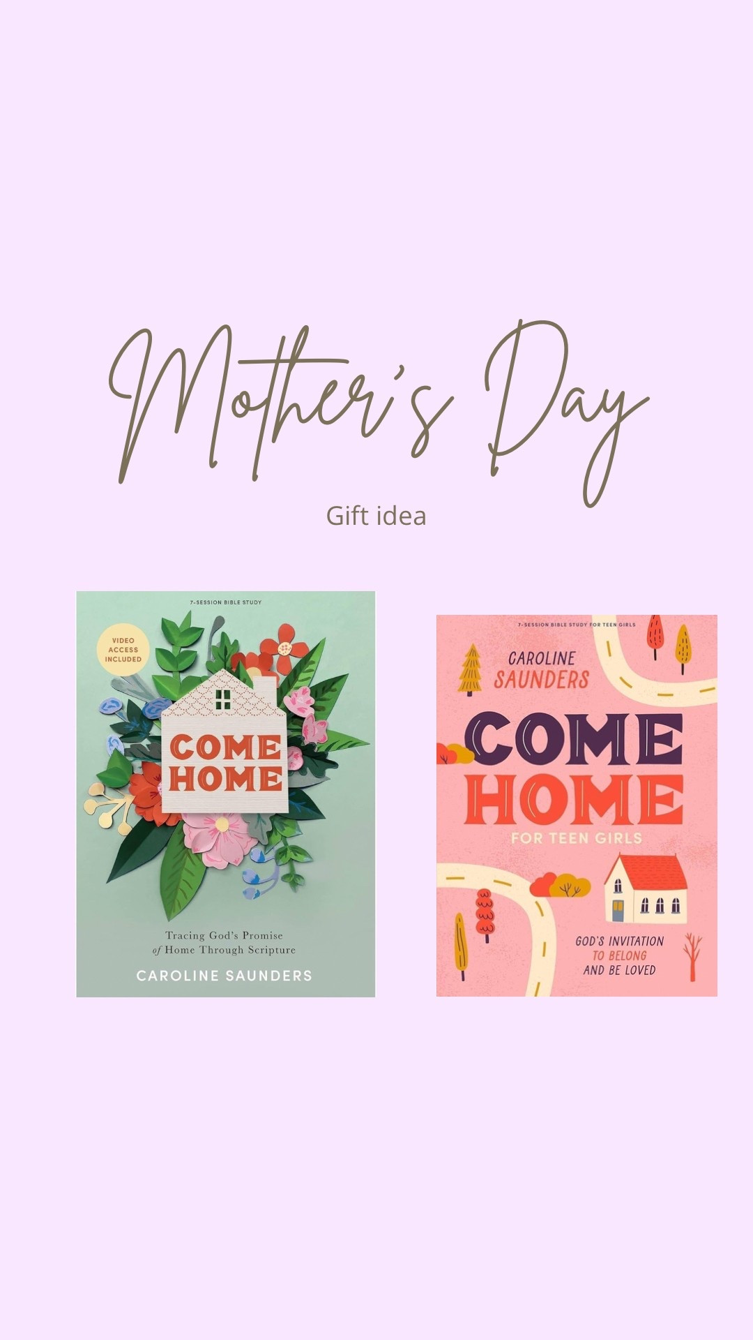 I got these Bible studies my pastor’s wife wrote for my mom, sister and niece to do together. I am giving them to my mom for Mother’s Day! I think this is an awesome gift! 

#LTKFindsUnder50