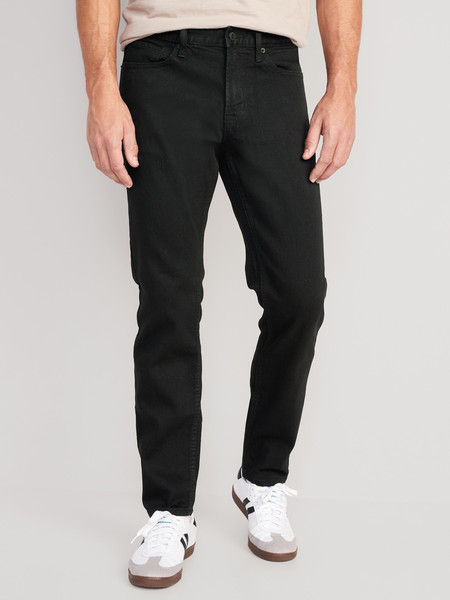 Athletic Taper Built-In Flex Black Jeans | Old Navy (US)