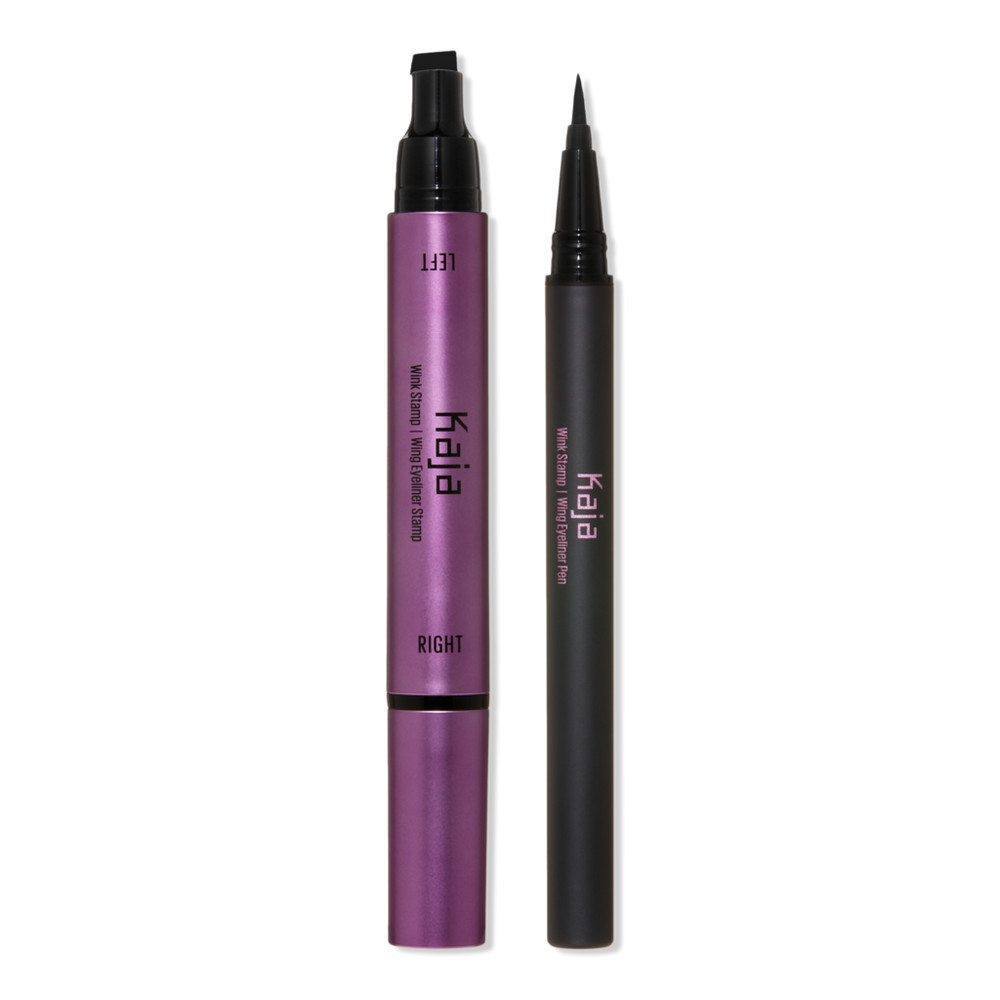 Kaja Wink Stamp Waterproof Winged Eyeliner - Stamp & Liquid Pen - Black - Original Cat Eye | Ulta