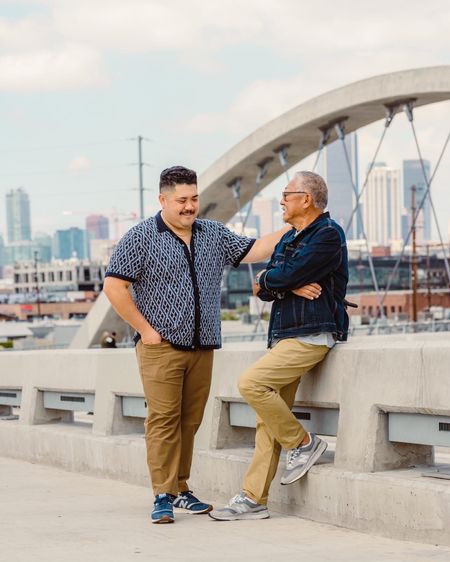 Like father like son in our @Newbalance from @DSW. As I get older I have such an appreciation for the dad that raised me and taught me so much. Happy Father’s Day to all the dads out there and especially my pops!  #MyDSW #Ad @Shop.ltk #Shoptkit
