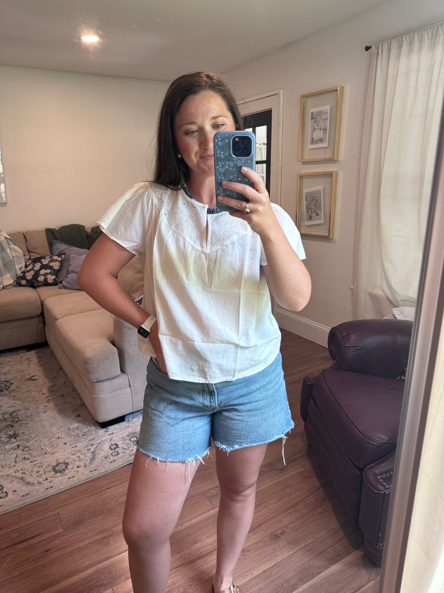 Cream
Blouse. Summer ootd