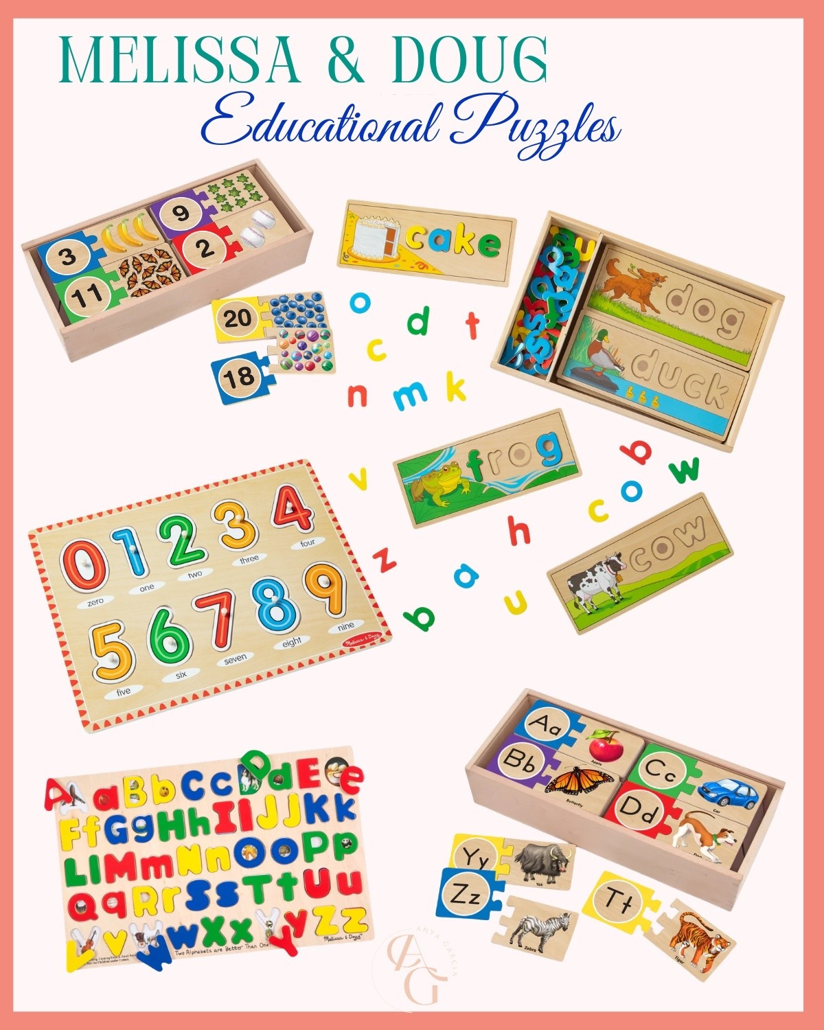 Melissa and Doug ~ Educational Puzzles 

#LTKmorningroutine #LTKKids #LTKHome