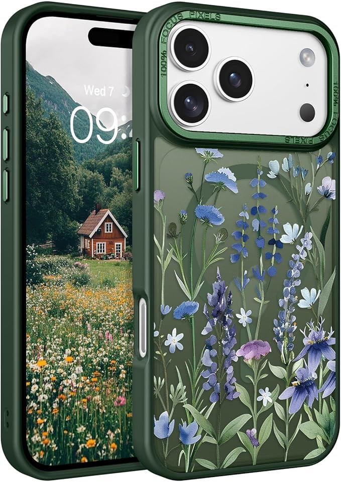DOMAVER for iPhone 17 Pro Max Case, Magnetic Phone Case for iPhone 17 Pro Max [Compatible with Ma... | Amazon (US)