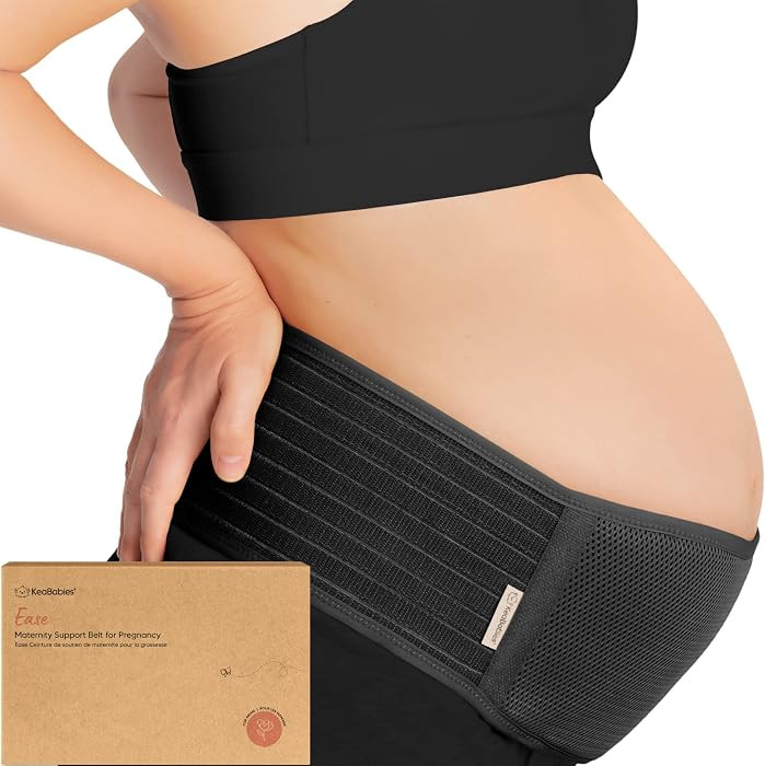 KeaBabies Pregnancy Belly Bands for Pregnant Women - 1-Pack, Soft & Breathable Maternity Belly Su... | Amazon (US)