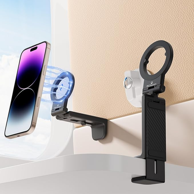 PROfezzion Magnetic Airplane Phone Holder for MagSafe iPhone 17, 16, 15, 14, 13, 12 & All Phones,... | Amazon (US)