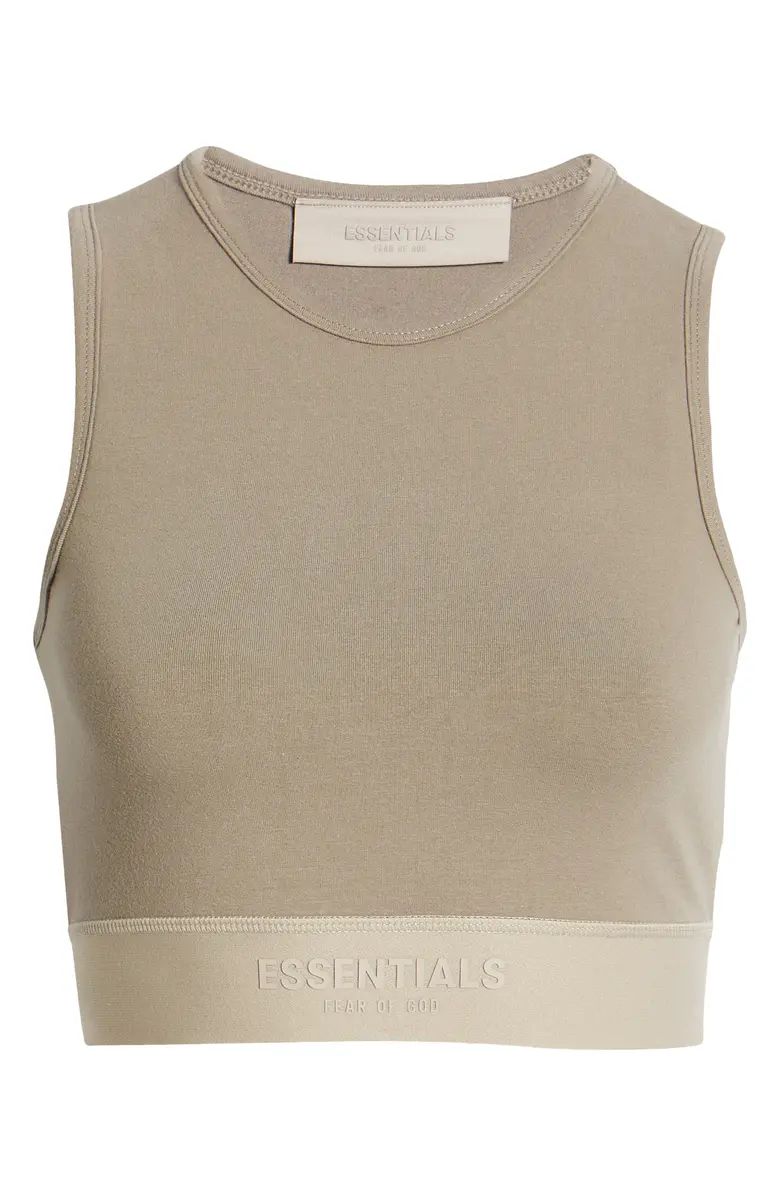 Sport Stretch Cotton Crop Tank | Nordstrom