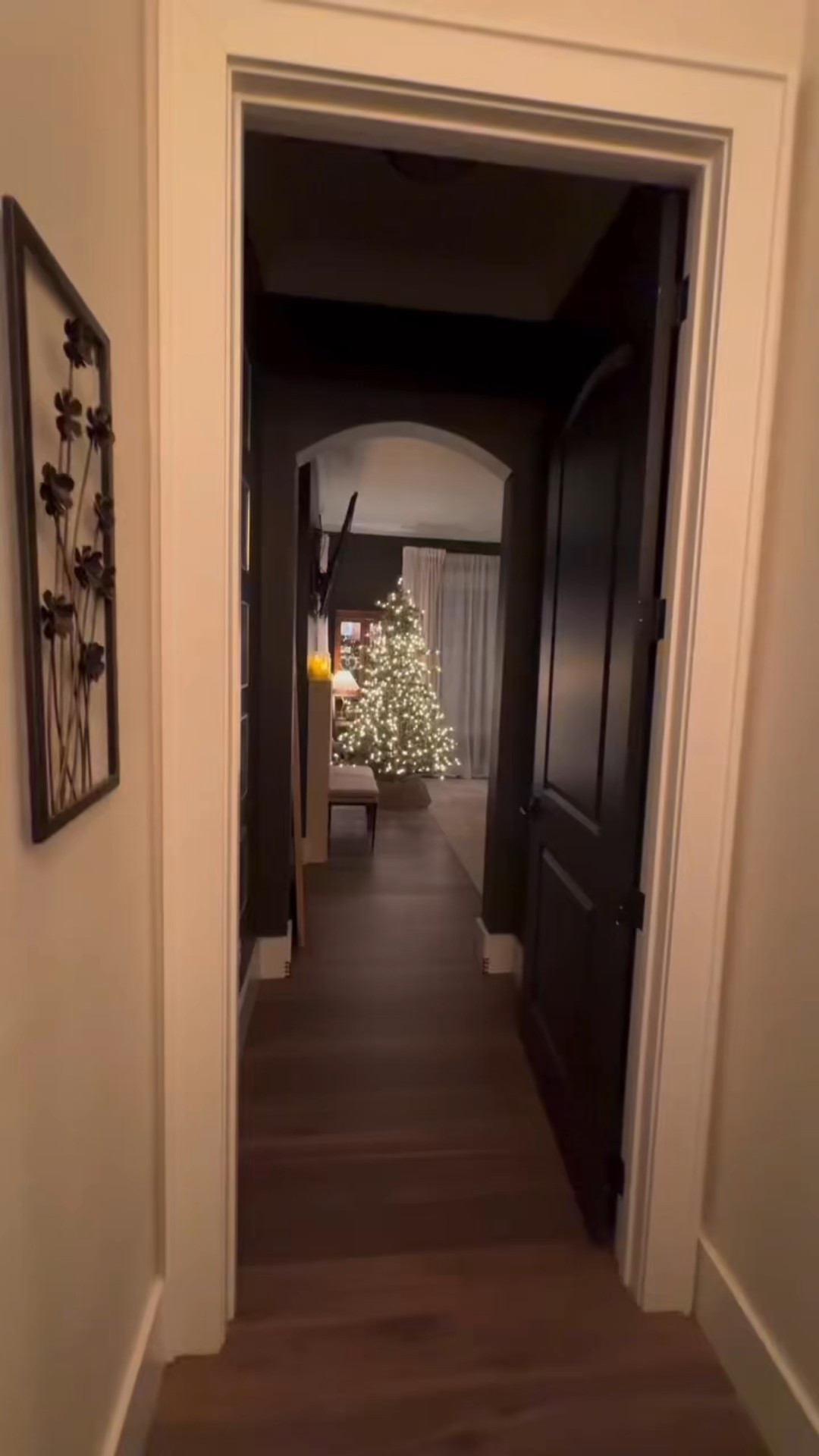 Is there anything more magical than a Christmas tree in your bedroom? 
 Long evenings and cozy tree lights .  Best time of the year.

Main bedroom vibes, evening ambiance, simple Christmas tree, electric fireplace, candles, velvet bedding, flannel, floor mirror , bedroom sofa

#LTKHoliday #LTKHome