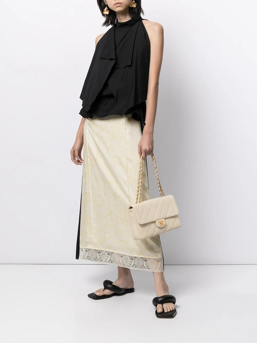 Chanel Pre-Owned 1995 Classic Flap Shoulder Bag - Farfetch | Farfetch Global