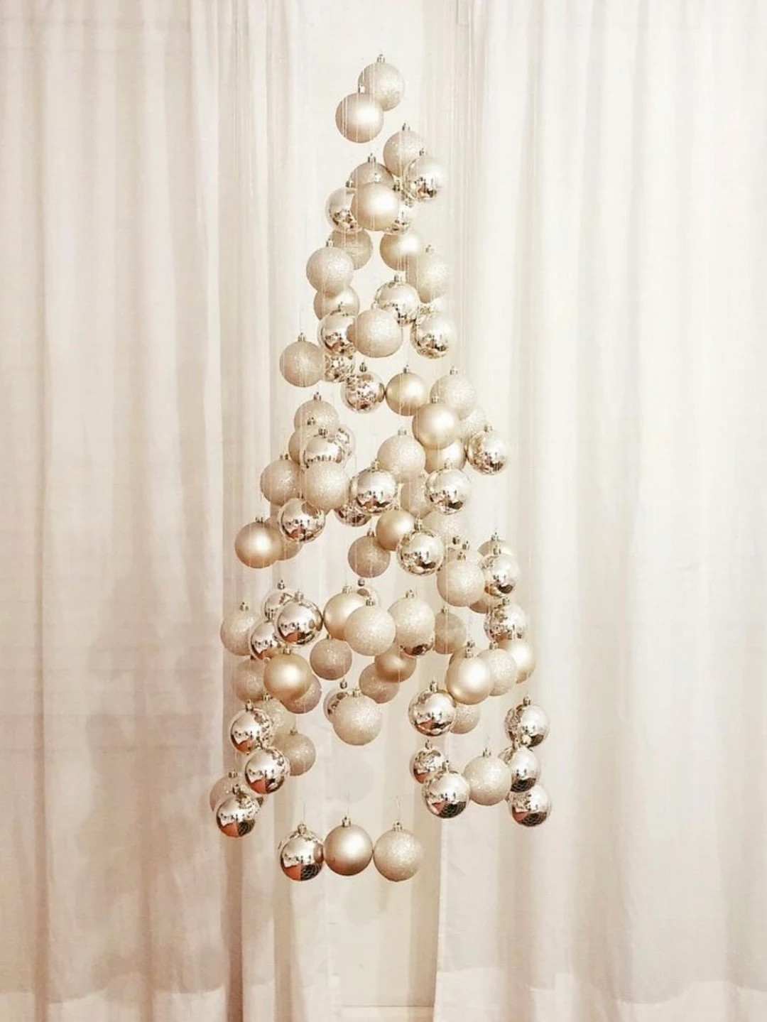 Hanging Christmas Tree, DIY Christmas Tree Mobile Kit: Ornament Hanger, Storage Bag - Etsy | Etsy (US)