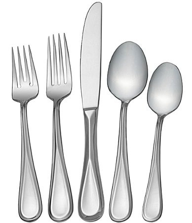 Mikasa Bravo 65-Piece Stainless Steel Flatware Set - Silver | Dillard's