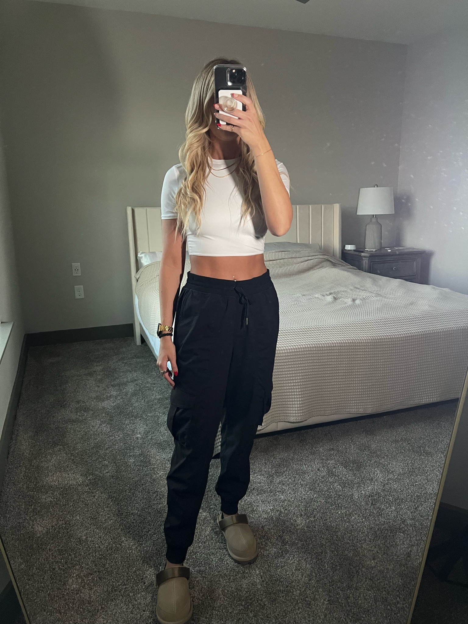 Lululemon outfit on sale now ‼️
Top: small
Bottom: small (I needed XS)

This top is literally the softest thing I have ever put on. I tried to find a good amazon duope and it’s literally unmatched. 
These pants have become my favorite and I always grab for them. I need them in every color!! 
First pair of uggs and they do not disappoint. I usually buy the douopes and couldn’t find one for these at the time I wanted them. They have memory foam cushion and are like walking on a cloud!

Lululemon sale
Lululemon top
Lululemon pants
Lululemon dance cargo pants
Lululemon white crop tee
Womens White tee shirt 
Women’s lululemon
Women’s fashion
Women’s athleisure 
Women’s clothes
Ugh koolaburra 

#LTKStyleTip #LTKGiftGuide #LTKSaleAlert