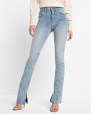 Mid Rise Light Wash Skyscraper Jeans | Express