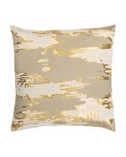 22x22 Mystery Metallic Pillow | TJ Maxx