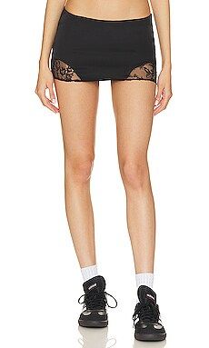 Lace Garter Mini Skirt
                    
                    DANIELLE GUIZIO | Revolve Clothing (Global)
