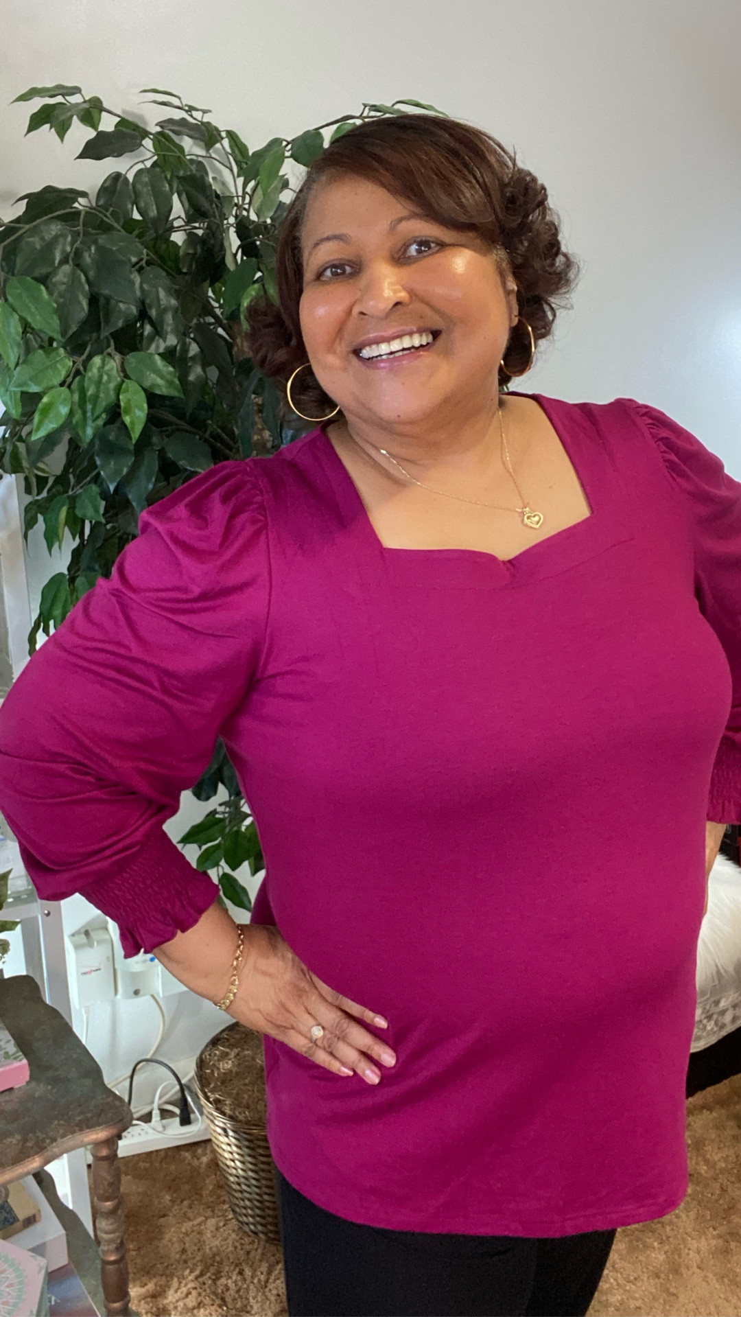 The square neck top was a hit today when I live streamed on YouTube and Amazon 🎬
I’m wearing a 2x and loving the puffy sleeves. Let me know what you think 🥰

#LTKPlusSize #LTKStyleTip