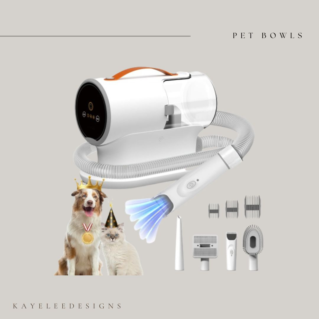 If you know me, you know I'm a total clean freak! With two kitties in the house, keeping the fur under control is always a challenge. But I finally found the solution — this pet grooming vacuum. Not only do my cats love being brushed with it, but it also keeps the hair out of my house. No more tumbleweeds of fur rolling around — just a clean, hair-free home and happy cats! If you're a pet owner and want to make your life easier, I can’t recommend this enough. 

 