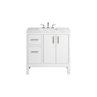 KOHLER Rubicon 36 in. Bath Vanity Single Basin Vanity Top in White with White Basin K-R81107-ASB-... | The Home Depot