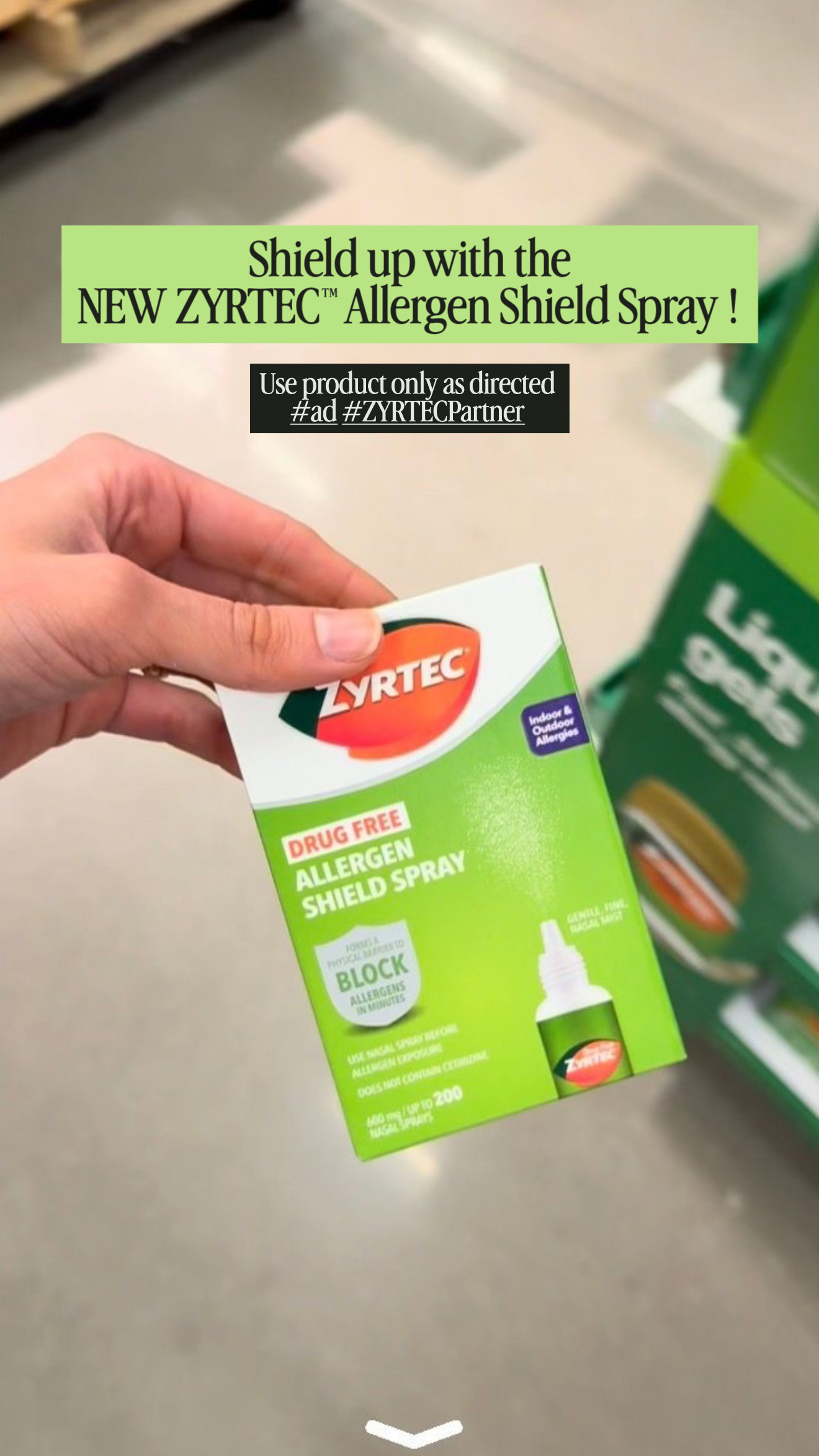 #ad #ZYRTECPartner #TargetPartner
 Running errands, getting outside for a walk, working in the garden—I’m trying to stay one step ahead of allergy season! NEW ZYRTEC™ Allergen Shield Spray forms a protective barrier to block allergens and is drug-free. Use product only as directed.

Shop it + my other Target finds linked here!

@zyrtecallergy @target
 

 
