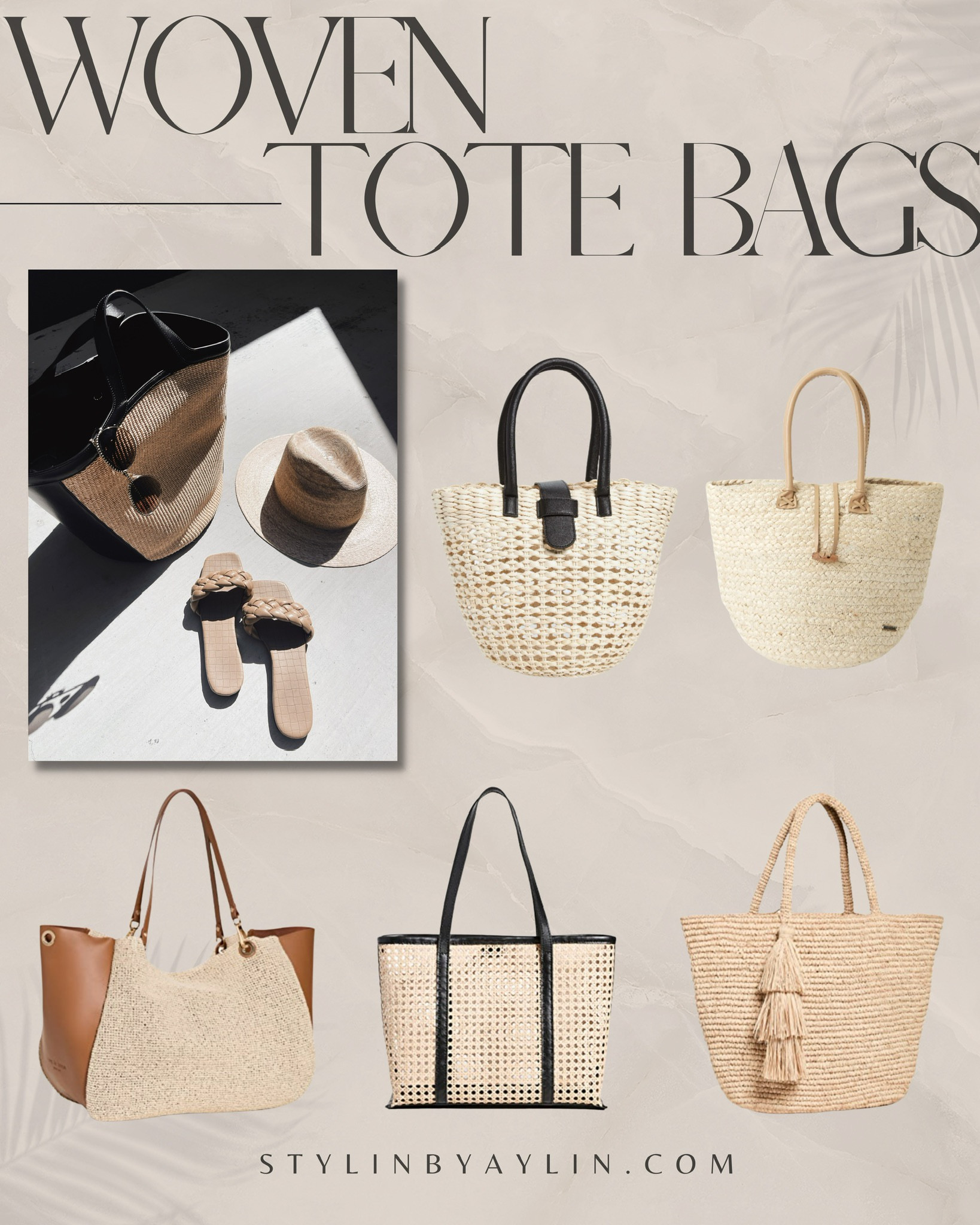 Woven tote bags, neutral bag, fall tote bag #StylinbyAylin 

#LTKstyletip #LTKitbag #LTKSeasonal