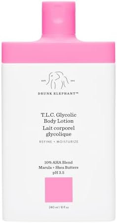 Drunk Elephant T.L.C. Glycolic Body Lotion - 240 ml/8 fl oz - Lightweight 10% Exfoliating AHA Lot... | Amazon (US)