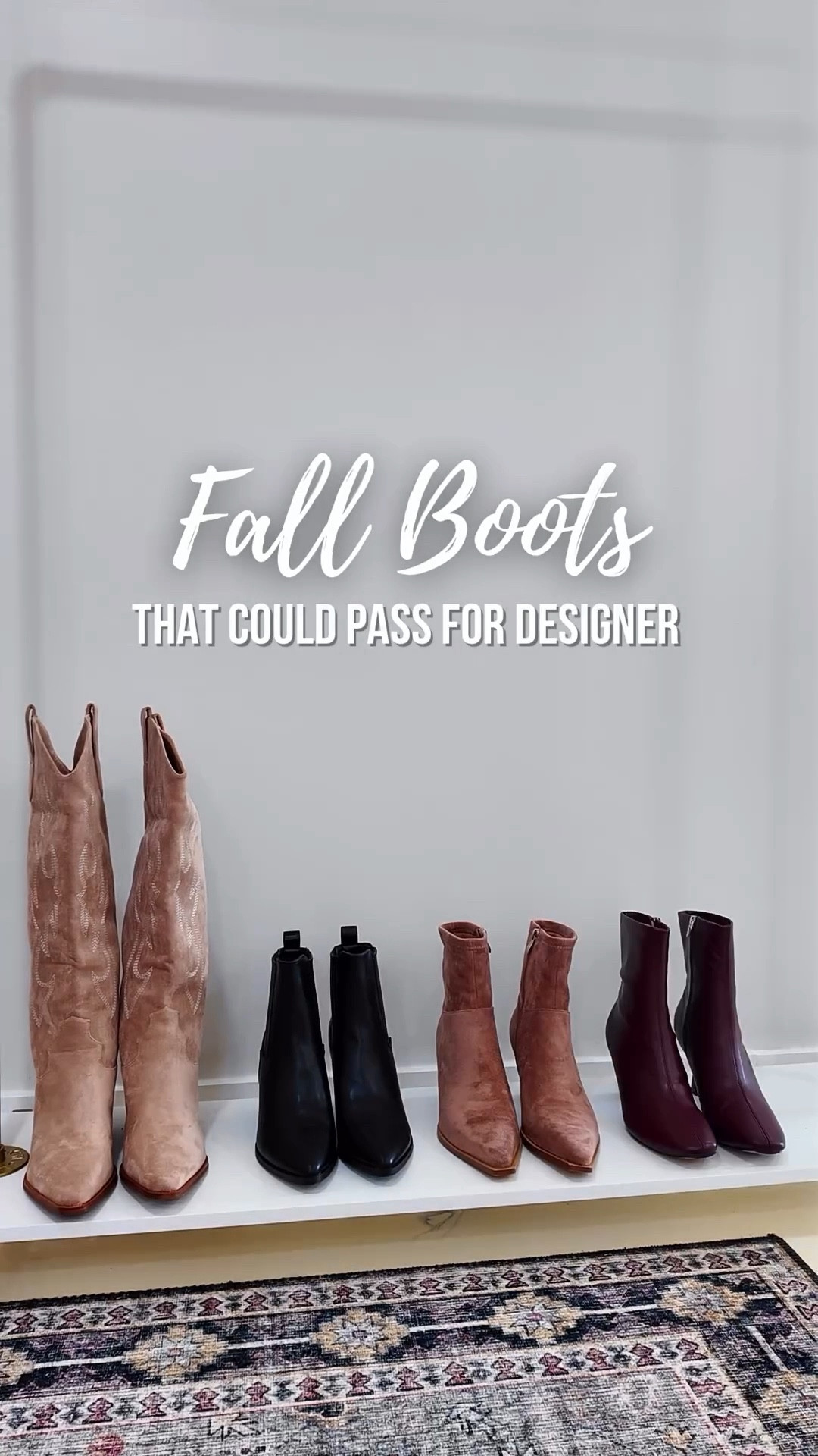 These boots had no business looking this good for the price 👢✨

I’m all for high-end looks without the high-end price tag and these definitely deliver. Cozy, chic, and perfect for all things fall. 

Comment SHOP for all the details!

#amazonfashion #over30fashion #fashionover40 #fallboots