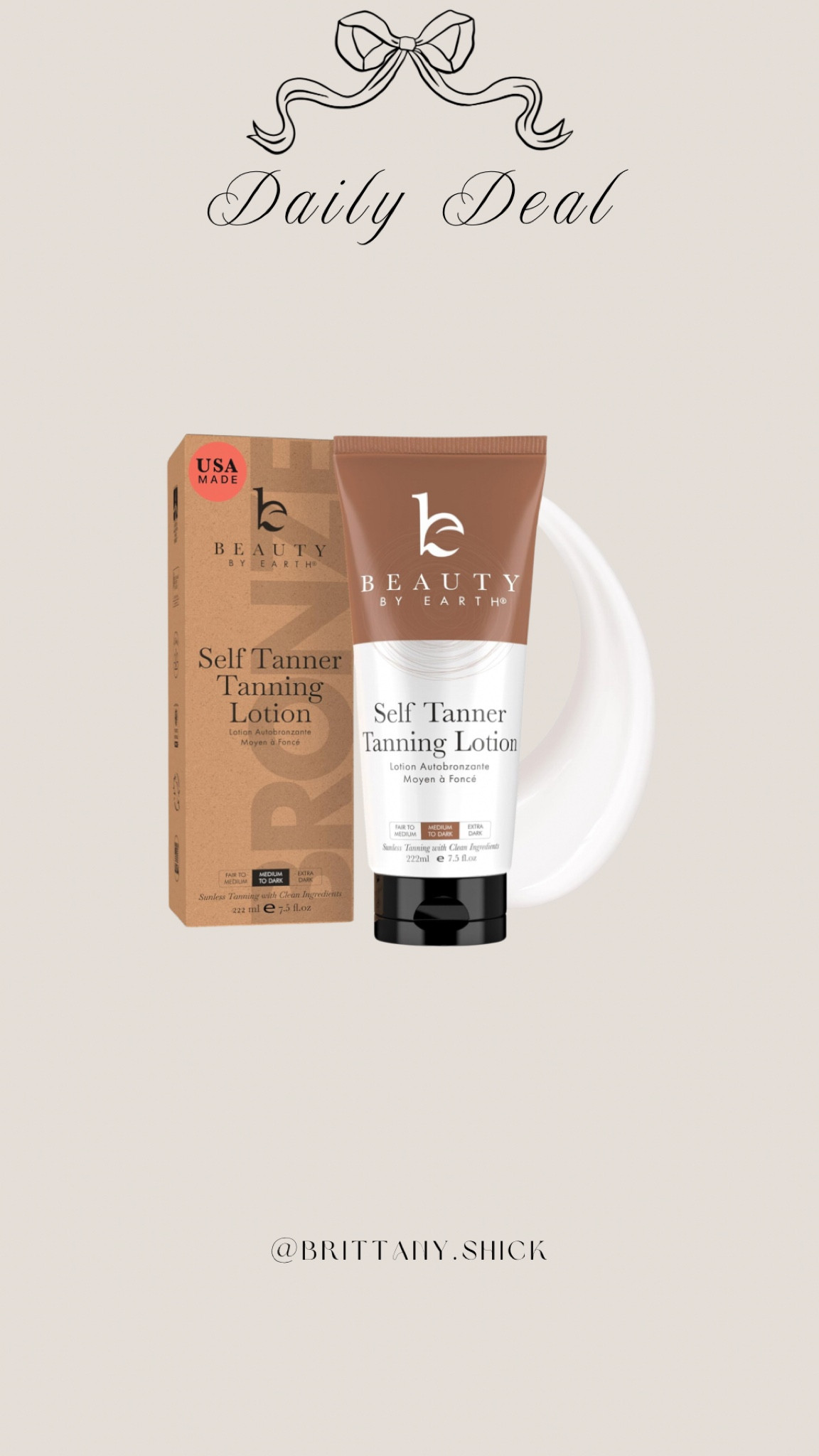 My Favorite Clean Non-toxic Self Tanner - Gives such great, natural color! On sale currently! Beauty by Earth Self Tanning Lotionn

#LTKBeauty #LTKSaleAlert #LTKTravel