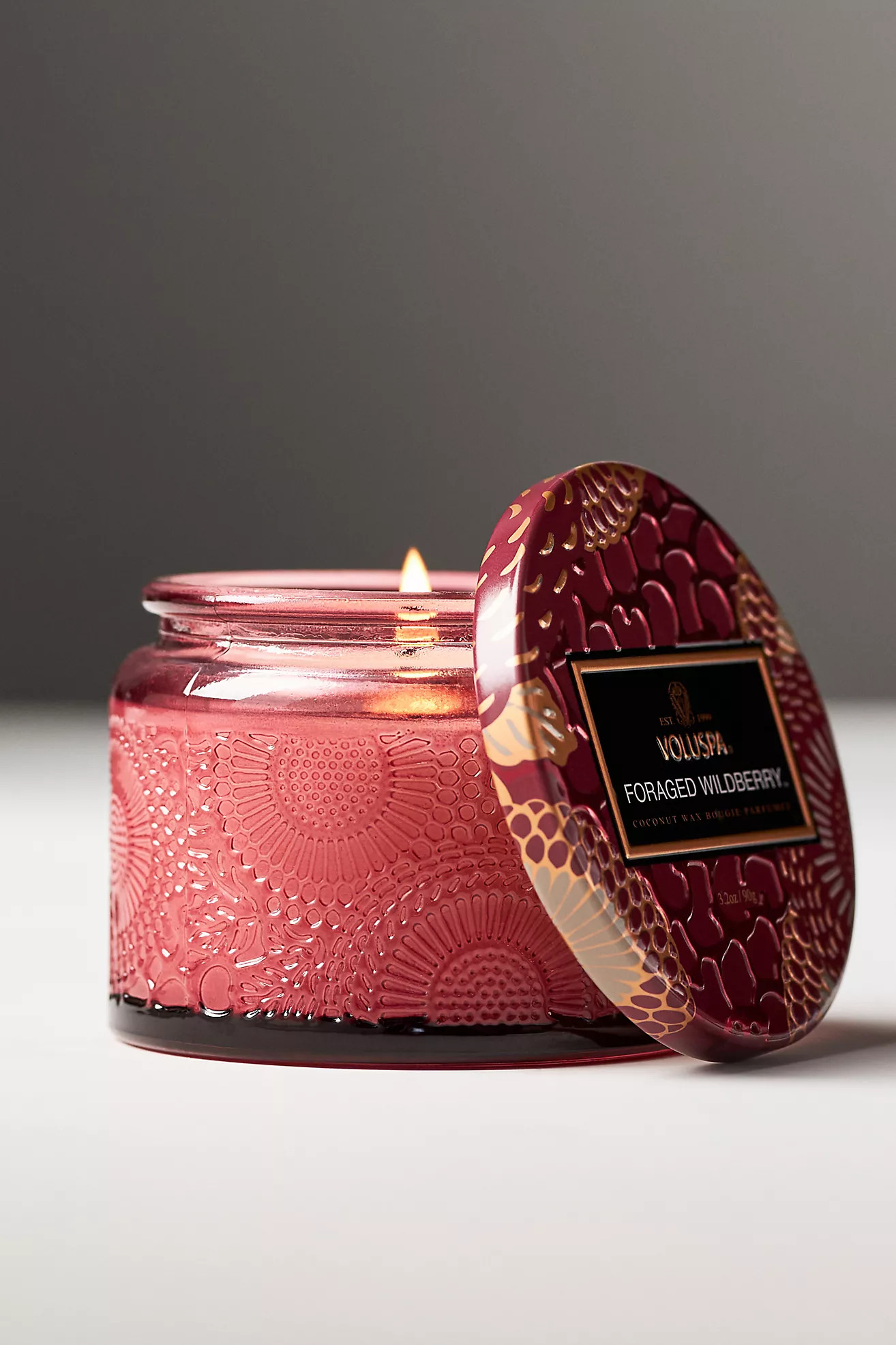 Voluspa Japonica Foraged Wildberry Glass Jar Candle | Anthropologie (US)