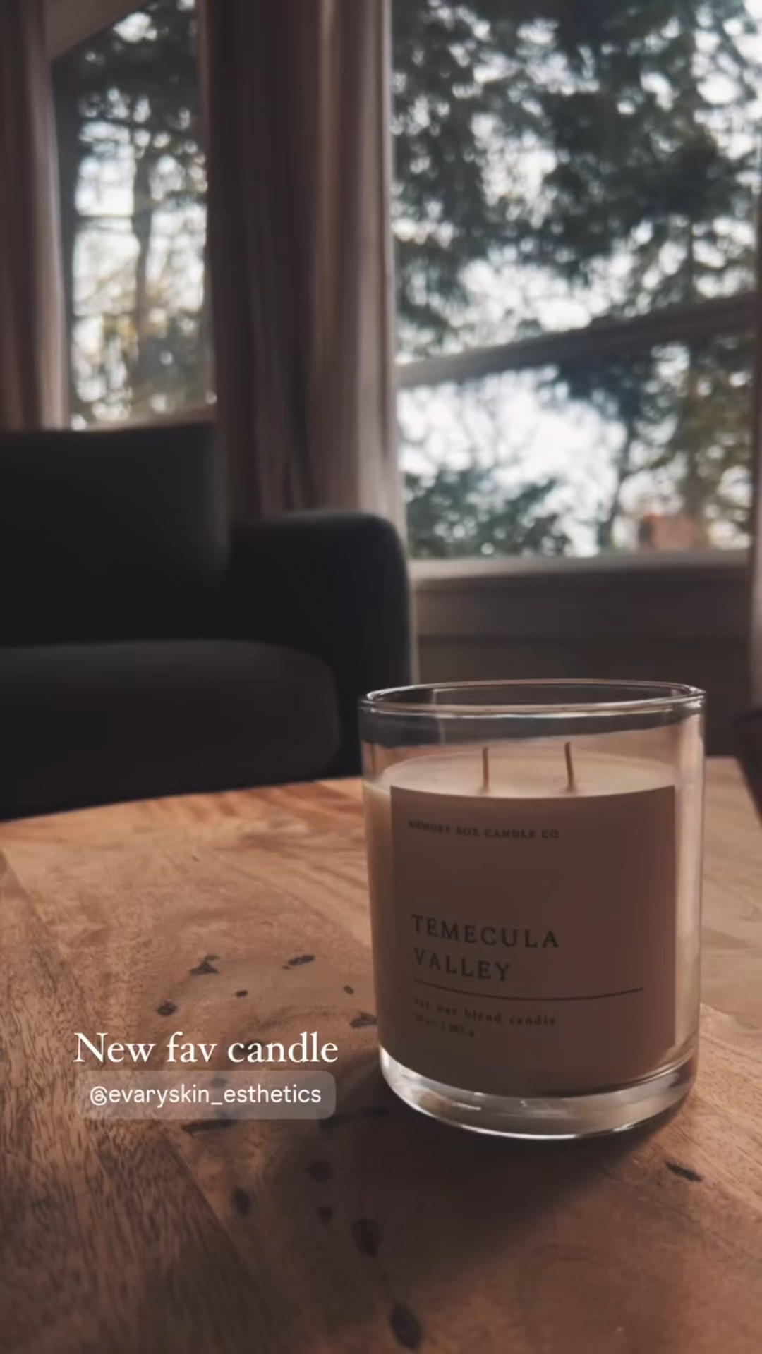 First light of a new candle on a spring rainy day 

#LTKHome