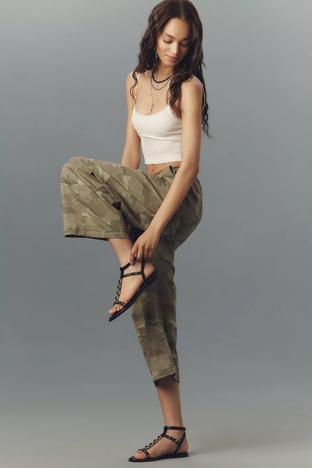 Bibi Lou Studded Gladiator Sandals | Anthropologie (US)