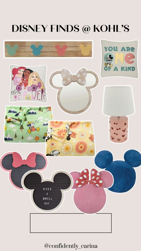 Sharing the cutest Disney finds from Kohls! I went shopping over the weekend and couldn’t believe how many adorable home decor pieces they had🫶🏻😍

#LTKU #LTKfindsunder100 #LTKhome