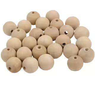 3/4" Round Wood Beads by ArtMinds™ | Michaels Stores